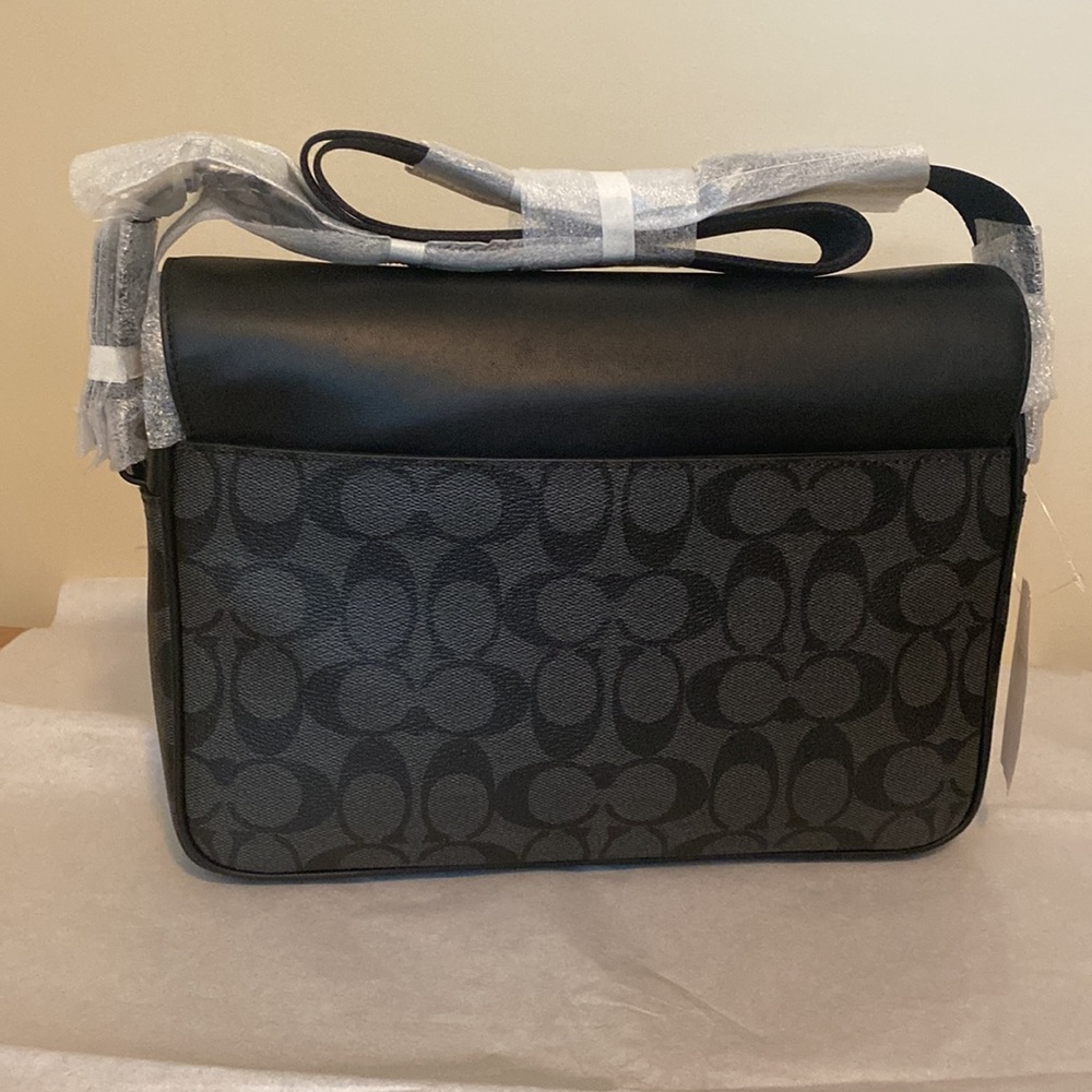 Coach Track Crossbody In Signature Canvas - Picture 6 of 9